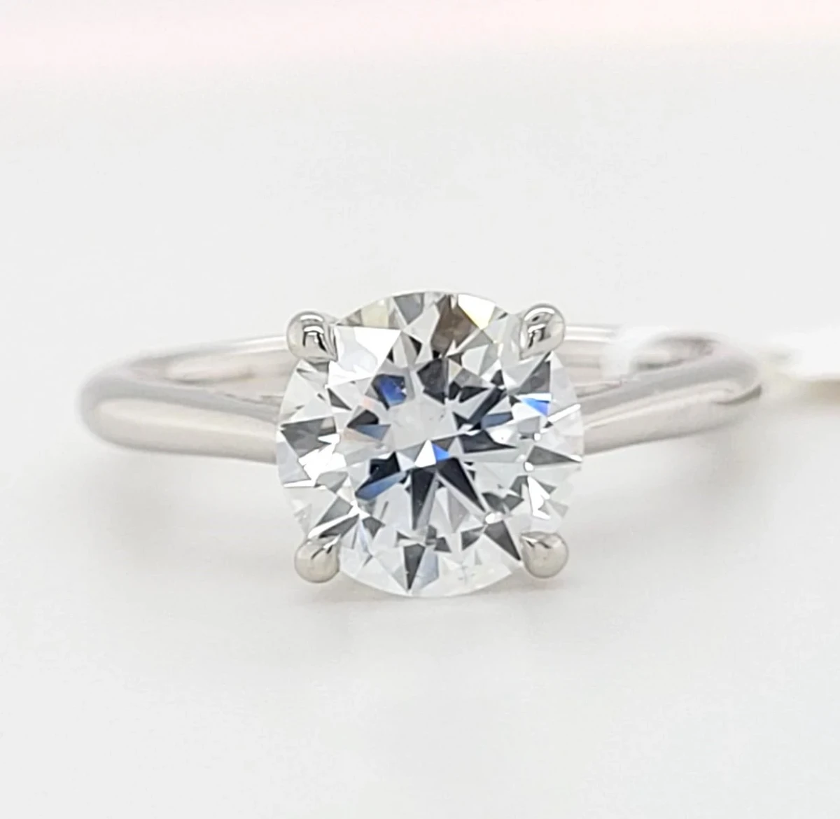 2.05ct Lab Grown Diamond & Platinum Solitaire Ring