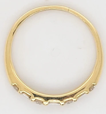 0.25ct Diamond & 18ct Gold Eternity/Wedding Ring 2.4g