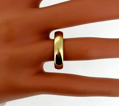 5.0mm 9ct Gold Slight Court Wedding Band 6.0g