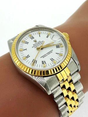 Rolex 31mm Datejust - 18ct Gold & Stainless Steel 1986 Box & Papers Model: 68273