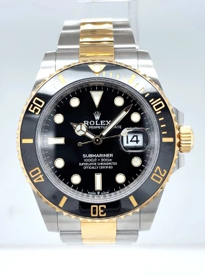 Rolex 41mm Submariner Date- 18ct Gold & Stainless Steel UNWORN 2022 Box & Papers Model: 126613LN