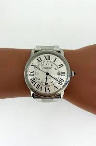 Cartier 42mm Ronde Solo ( Large)  - Stainless Steel ( Year 2021) Model : Model 3517