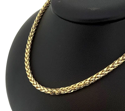 9ct Gold Fancy Spiga Chain 3.3mm 20inch