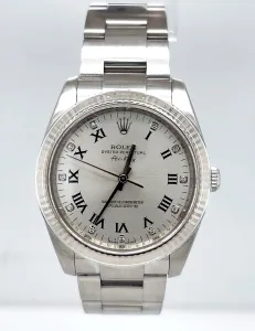 Rolex 36mm Airking DIAMOND DIAL Stainless Steel 2007 Box & Papers Model: 114234