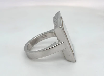 Chopard Happy Spirit Ring 0.10ct Floating Diamond & 18ct White Gold 16.7g