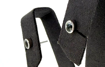 0.62ct Aquamarine & 9ct White Gold Stud Earrings 0.8g