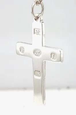 Sterling Silver Spread Hallmark Cross Pendant 5.0g ( 36 x 26 x 1.9mm )