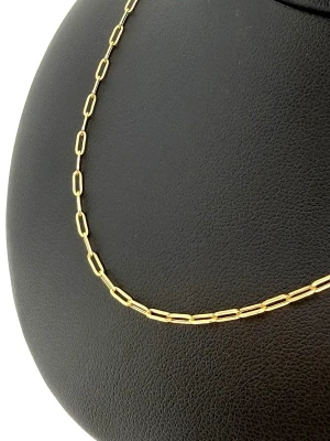 9ct Gold 1.6mm Diamond Cut Belcher Chain 20 inch 1.4g