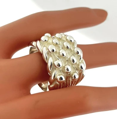 21mm Sterling  Silver Keeper Ring 38.7g