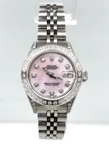 Rolex 26mm Datejust - Mother of Pearl & Diamond/Stainless Steel ( Year 1978) Model :69173