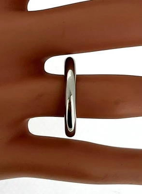 3.5mm Platinum Halo Wedding Band 12.6g