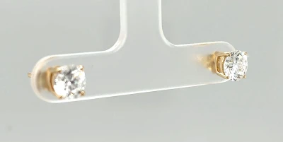 1.50ct Lab Grown Diamond & 9ct Gold Solitaire Stud Earrings