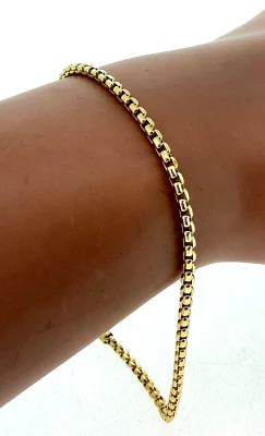 9ct Gold Spiga Bracelet 2.5mm 8 inch