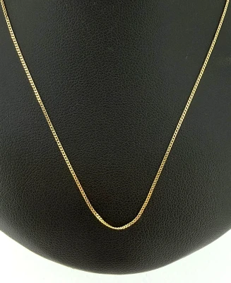 9ct Gold fine Traditional Curb Chain 20 inch 1.0g