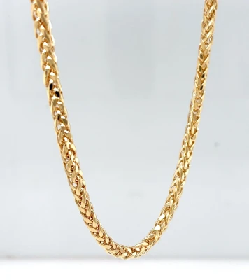 9ct Gold Fancy Spiga Chain 3.3mm 20inch