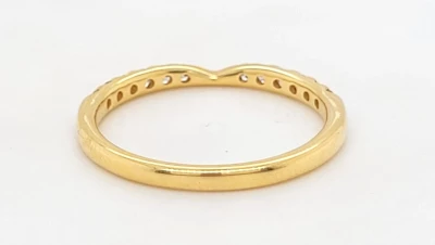 0.30ct Diamond & 18ct Gold Shape to Fit Wedding/Eternity Band 2.0g