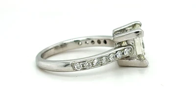 2.50ct Diamond & 18ct White Gold Solitaire Ring 5.1g