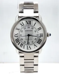 Cartier 42mm Ronde Solo ( Large)  - Stainless Steel ( Year 2021) Model : Model 3517