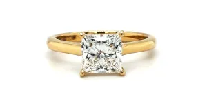 2.04ct Lab Grown Diamond & 18ct Gold Solitaire Ring 4.1g