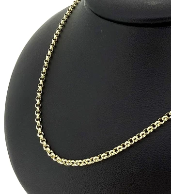 9ct Gold 2.0mm Belcher Chain 20 Inch