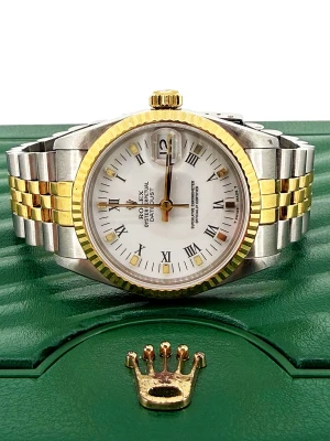 Rolex 31mm Datejust - 18ct Gold & Stainless Steel 1986 Box & Papers Model: 68273