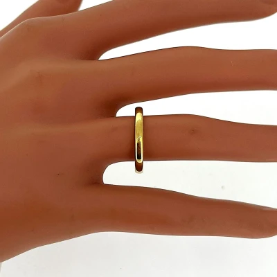 18ct Yellow Gold 2.5mm Court Wedding Band 3.0g