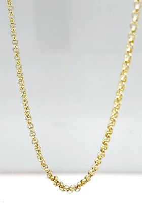 9ct Gold 2.5mm Belcher Chain 22inch