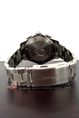 Tag Heuer 43mm Aquaracer Chonograph Grand- Stainless Steel - 2015 Box & Papers Model: CAN1010