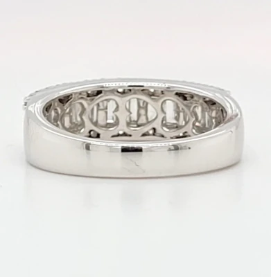 0.85ct Diamond & Platinum Eternity Ring 6.9g