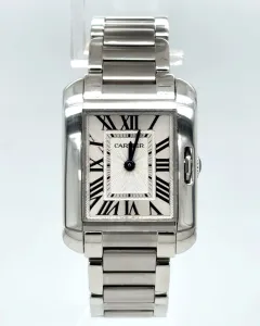 Cartier Tank Anglaise 23mm - Stainless Steel 2015 Box & Papers  Model : 3485