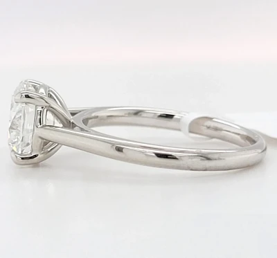 2.05ct Lab Grown Diamond & Platinum Solitaire Ring