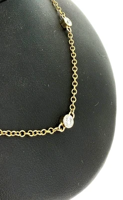 1.75ct Diamond & 18ct Gold Chain 7.5g 16inch