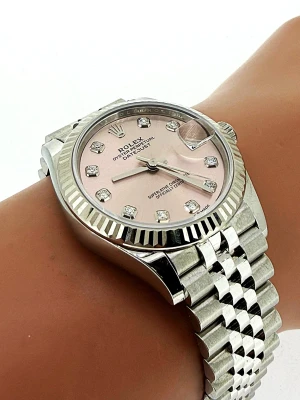 Rolex 31mm Datejust DIAMOND Dial - 18ct White Gold & Stainless Steel UNWORN 2024 Box & Papers Model: 278274
