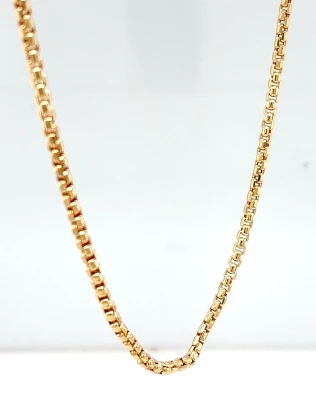 9ct Gold 2.5mm Fancy Spiga Chain 22inch