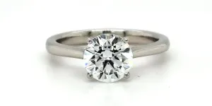 1.50ct Lab Grown Diamond & Platinum Solitaire Ring 5.0g