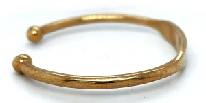 Solid 9ct Gold 7.5mm Torque Bangle 23.4g 7.5Inch