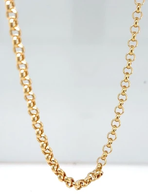 9ct Gold 4.0mm Belcher Chain 22Inch