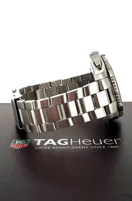 Tag Heuer 43mm Aquaracer Chonograph Grand- Stainless Steel - 2015 Box & Papers Model: CAN1010