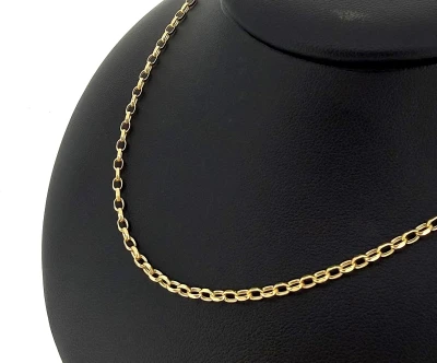 9ct Gold 2.5mm Belcher Chain 24 Inch