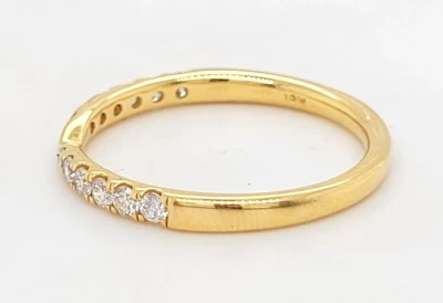 0.30ct Diamond & 18ct Gold Shape to Fit Wedding/Eternity Band 2.0g