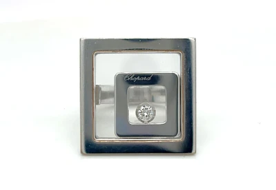 Chopard Happy Spirit Ring 0.10ct Floating Diamond & 18ct White Gold 16.7g