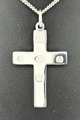 Sterling Silver Spread Hallmark Cross Pendant 5.0g ( 36 x 26 x 1.9mm )