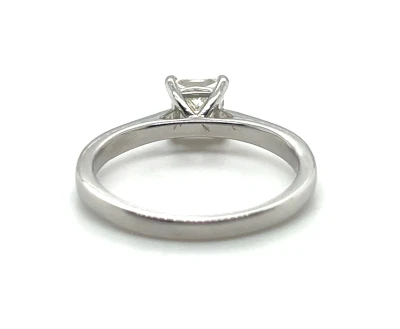1.00ct Diamond & Platinum Solitaire Ring 4.4g