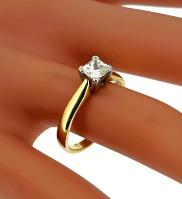 0.50ct Diamond & 18ct Gold Solitaire 4.0g
