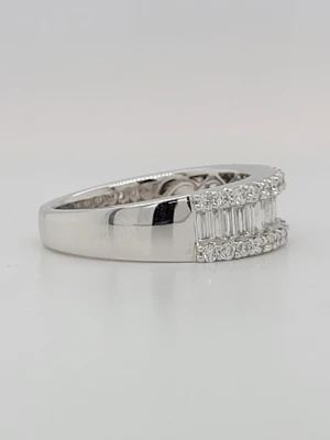0.85ct Diamond & Platinum Eternity Ring 6.9g