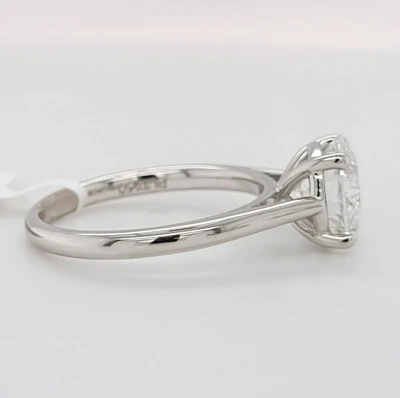 2.05ct Lab Grown Diamond & Platinum Solitaire Ring