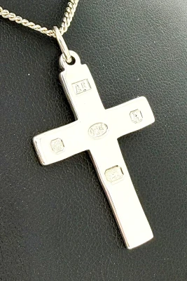 Sterling Silver Spread Hallmark Cross Pendant 5.0g ( 36 x 26 x 1.9mm )