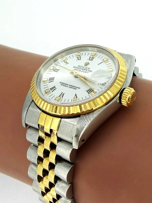 Rolex 31mm Datejust - 18ct Gold & Stainless Steel 1986 Box & Papers Model: 68273