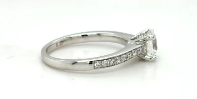 1.30ct Diamond ( GIA) & 18ct White Gold Solitaire Ring 3.7g