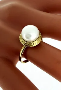9ct Gold & Pearl Dress Ring 2.0g